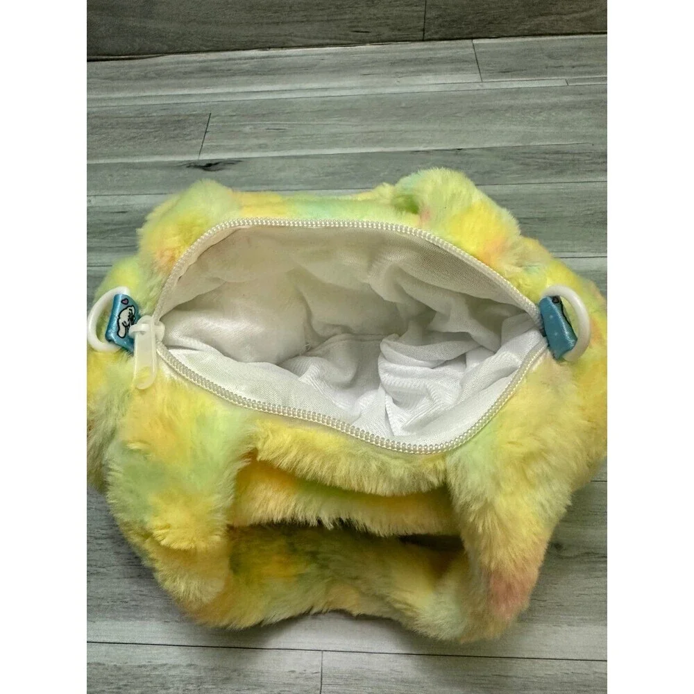 Sanrio Cinnamoroll Plush Handbag in Yellow Green Tie-Dye